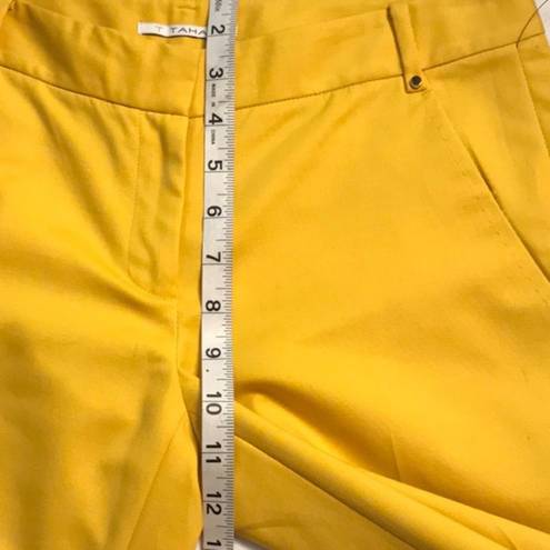 T Tahari  Sunflower Straight Crop Trouser Size 2