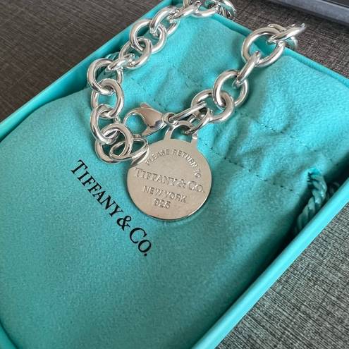 Tiffany & Co. Authentic Return to Circular Link Bracelet Medium