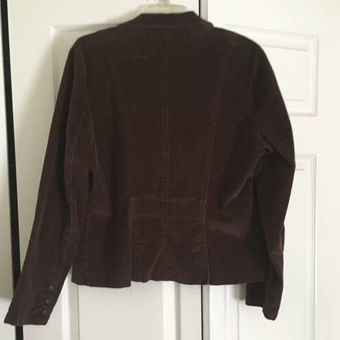 St. John’s Bay  Large Corduroy Brown Blazer