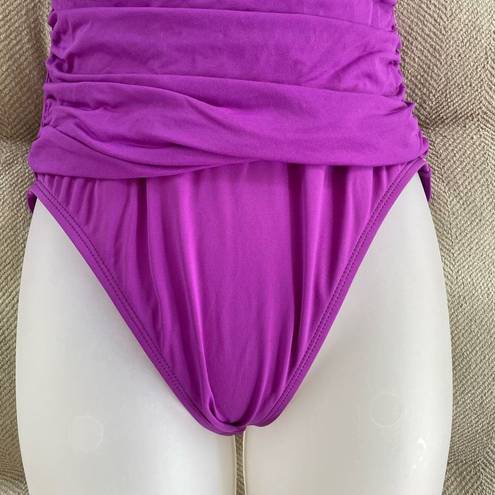 La Blanca  Violet Purple One Piece Swimsuit 8