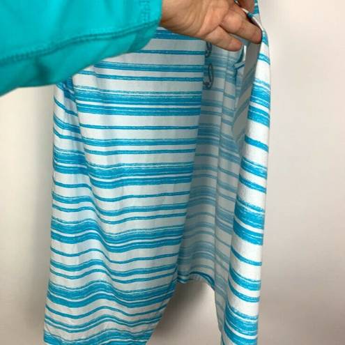 Anne Klein  Workout Graphic Tank Top Stripes