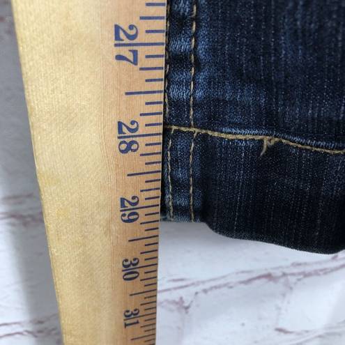 Buckle BKE Womens Jeans Sz 27x35.5 Blue Bootcut Starlite Stretch Dark Wash Actual 30x29