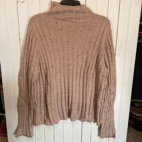 Madewell  Donegal Evercrest Turtleneck Sweater Pink Size XXL