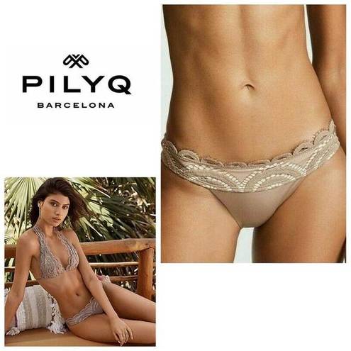 PilyQ New.  lace banded bikini bottom. Small