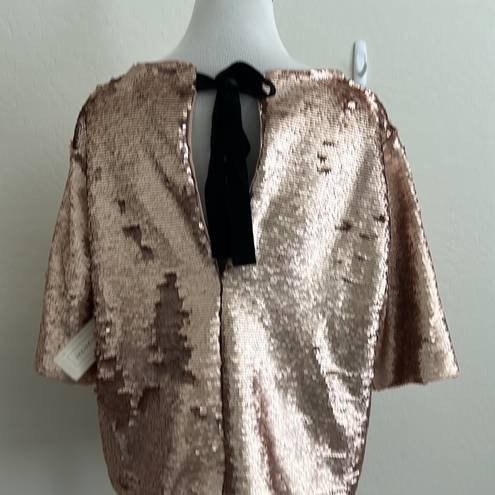 Parker Peyton and‎  medium rose gold sequined top