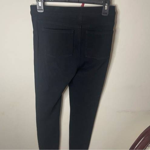 Spanx  Jean-Ish Ankle Pocket Leggings in Black Size Small