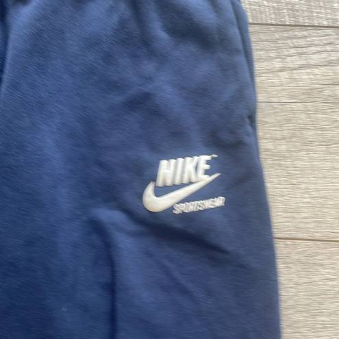 Nike Sportswear Size Small Navy Blue Jogger Sweatpants