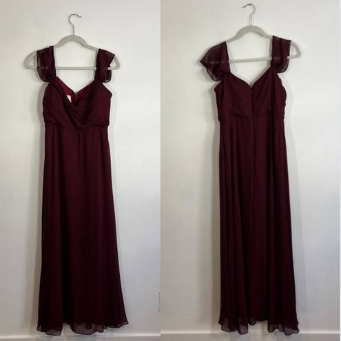 Birdy Grey NWT  Spence Bridesmaid Dress in Cabernet Red Maroon Medium