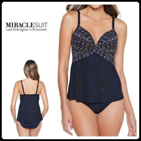 MiracleSuit New.  tankini top. Regular price online. Navy