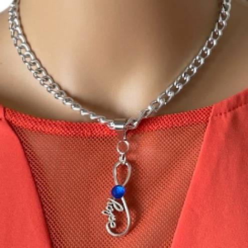 infinity Hope Charm Necklace