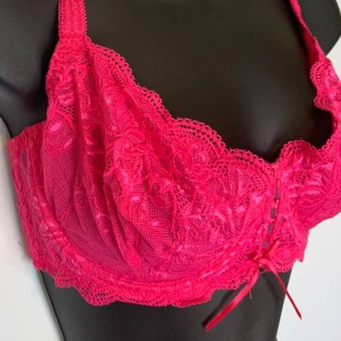 Frederick's of Hollywood  Pink Lace Bra