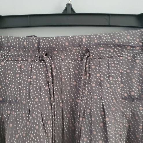 American Eagle  Outfitters Polka Dot Pleated Sheer MIni Circle Skirt Size XS