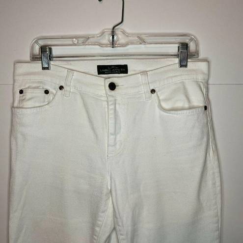 Krass&co LRL Lauren Jeans . Ralph Lauren White Straight Size 8 Jeans