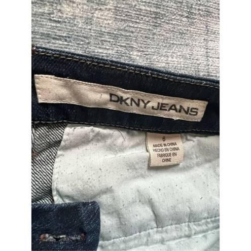 DKNY  Dark Blue Wash Bootcut Trouser Jeans Size 6