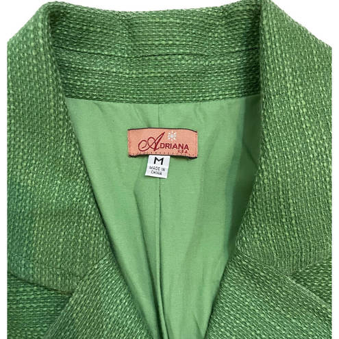 Adriana Light Weight Twill Peacoat Jacket Coat Fitted Green