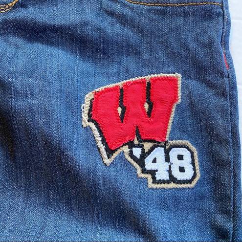 E5 College Classics  UW WI Badgers jeans #48 size 1