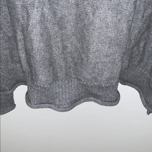 DKNY Grey Cardigan with Flower