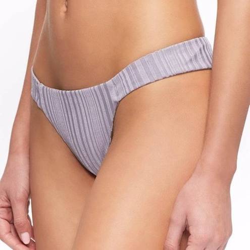 Tavik swim New Tavik Slinky Rib Minimal Coverage Bella Bikini Bottom Lilac Gray