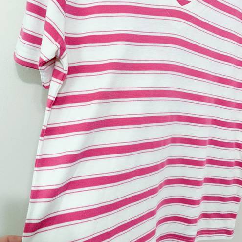 Vintage 80’s Pink Striped Top Size M