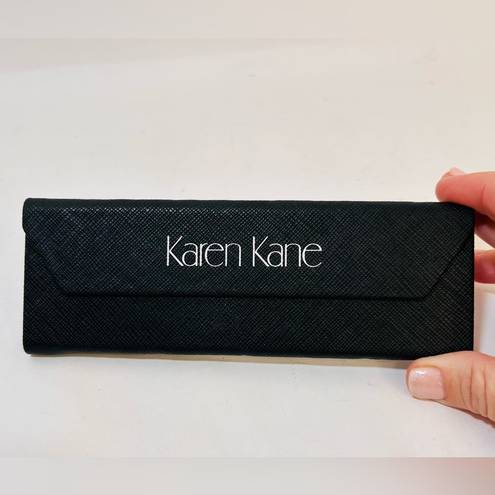 Karen Kane  Black Triangular Folding Collapsible Hard Case for Glasses