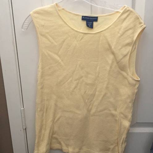 Karen Scott  textured tank top medium