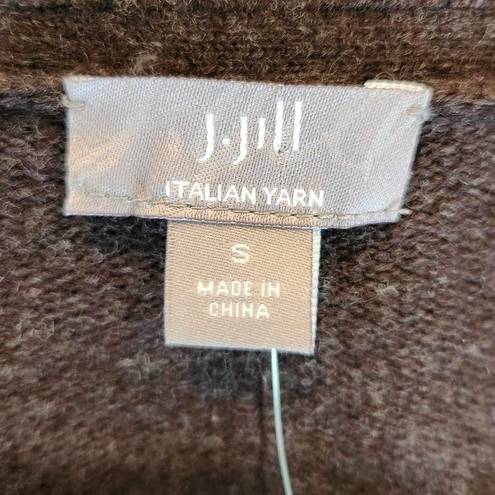 J.Jill  Italian Yarn Brown Cashmere Wool Blend Sweater Dress Size Small