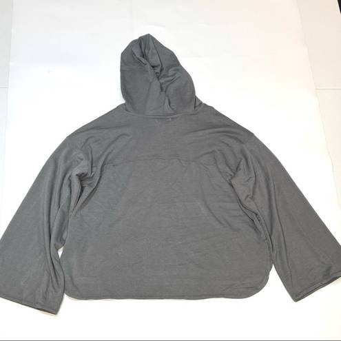 Max Studio  Grey Fleece-lined Sweatshirt Hoodie