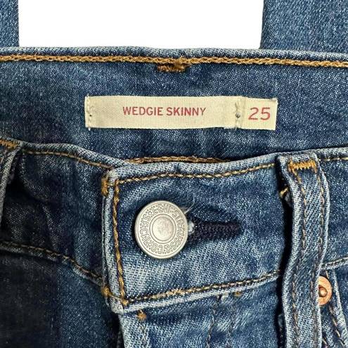 Levi Strauss & CO. Levi's Wedgie Skinny Stretch High Waist Women's 5-Pocket Denim Jeans Size 25