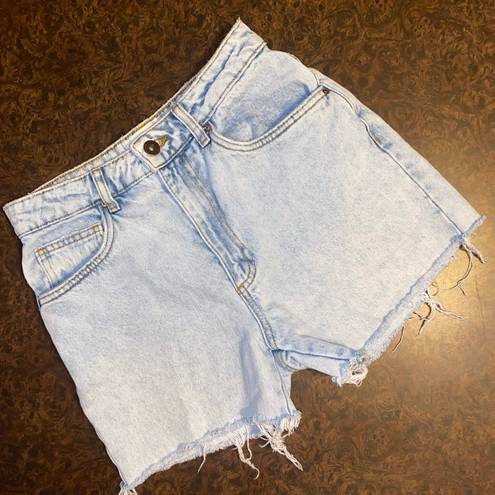 Cotton On  Long Straight Leg Cut Off Jean Shorts - size 4