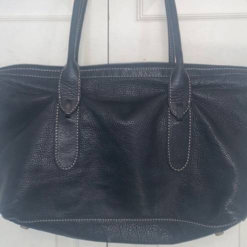 J.Jill Vintage  black pebbled leather shoulder bag - rare find!