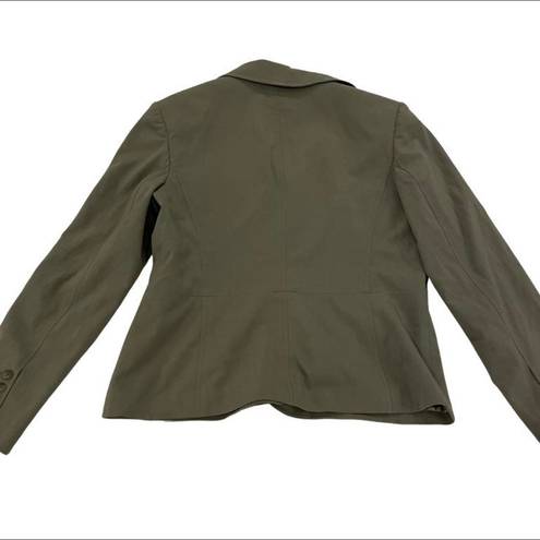 Style & Co  Green Military Blazer