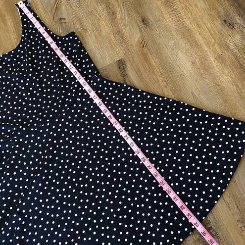 Divided  Navy and White Polk A Dot dress size 14