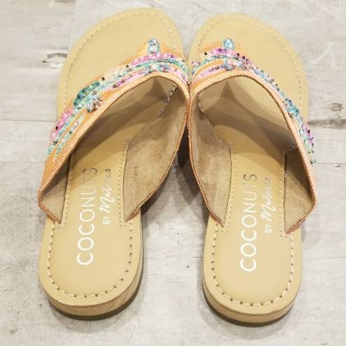 Coconuts by Matisse 💕💕 Beaded Thong Sandals 9