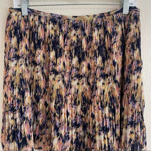 J.Crew Broadway & Broome for  Size 8 Multi-Color Pleated Mini Skirt