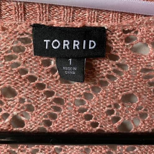 Torrid  Long Open Knit Cardigan