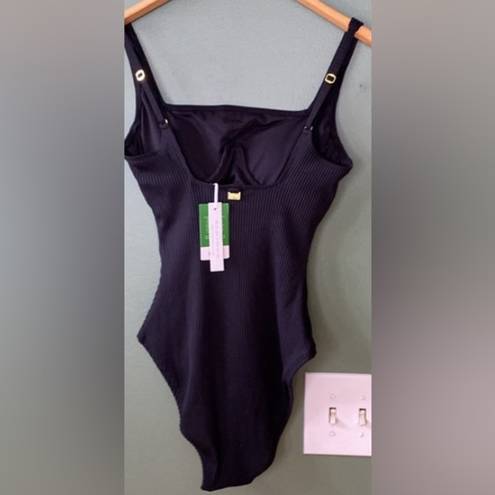 Bleu Rod Beattie New black one piece swim suit, size 6