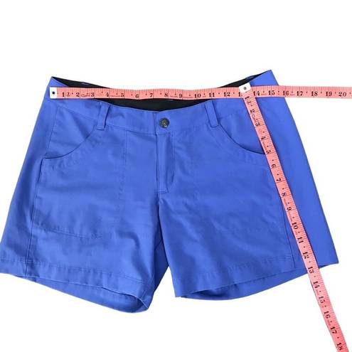 Patagonia  Happy Hiker Pocketed Stretchy Shorts Lightweight 4.5” Blue/Violet Sz 8