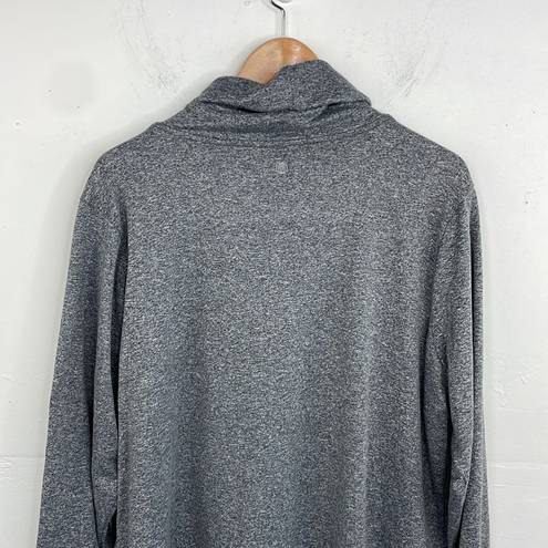 Balance Collection  Cowlneck Sweatshirt Heather Gray Long Sleeve sz 1X very soft