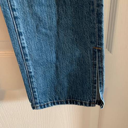 Good American Women’s 0/25  Good Boy Blue194 Distressed Boyfriend Jeans