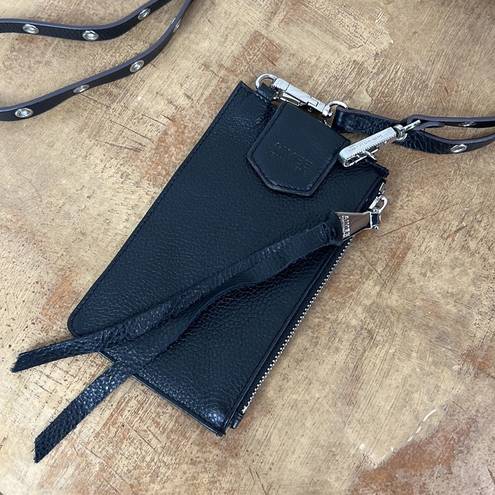 Aimee Kestenberg  Leather Phone Cross Body w/ RFID & Screen Access clear