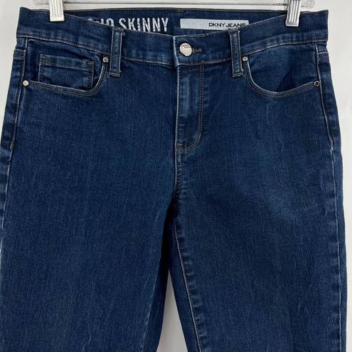 DKNY  (4) (30x31) Regular Blue Soho Skinny Jeans Stretchy Dark Wash Mid Rise