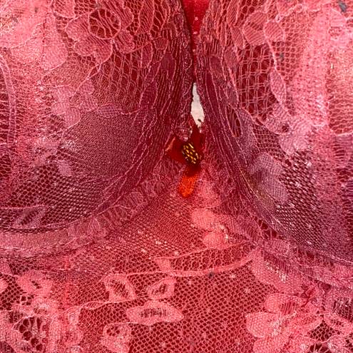 Daisy Fuentes Medium Coral Pink #Lace Bodysuit