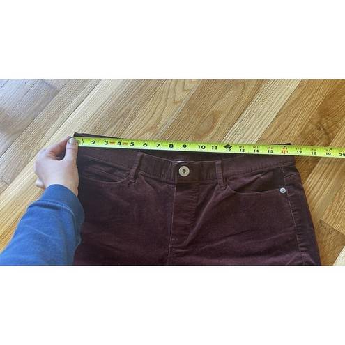 J.Jill  Corduroy Jeans Pants Sz Petite M Straight Leg Brown 5 Pocket New​