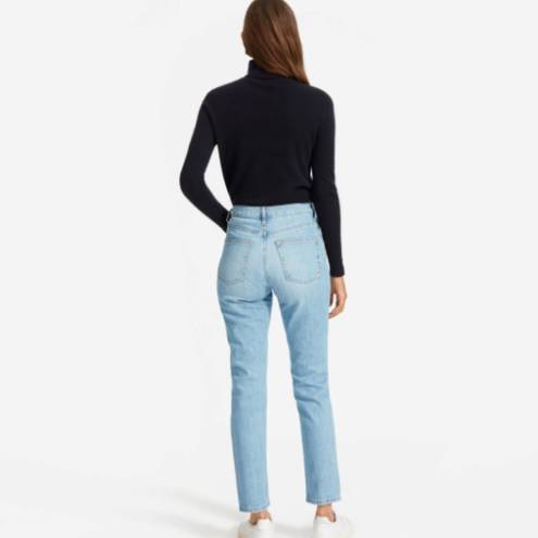 Everlane the Curvy Cheeky Straight  Ankle Jean Sky Blue