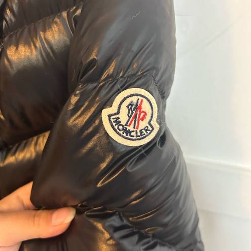 Moncler  FULMARUS BLUE FROST FOX PUFFER COAT