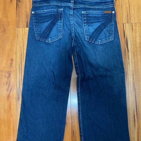 7 For All Mankind 7 For All Man Kind Dogo Jeans Size 27 Dark Wash Cropped/capri Jeans