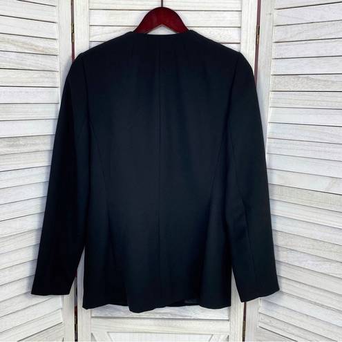 Dress Barn  Single Button Blazer Black 4 Single Breasted