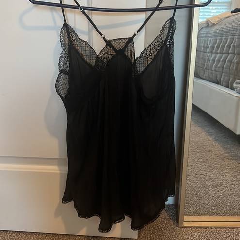 Lovestitch Black Lace Sheer Tank Top