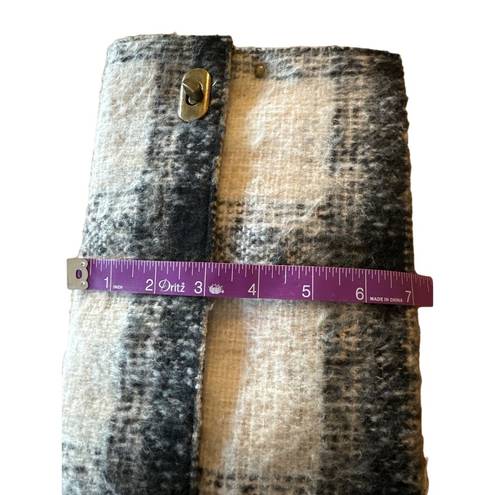 Anthropologie  Schuler & Sons Philadelphia Wool Plaid Clutch