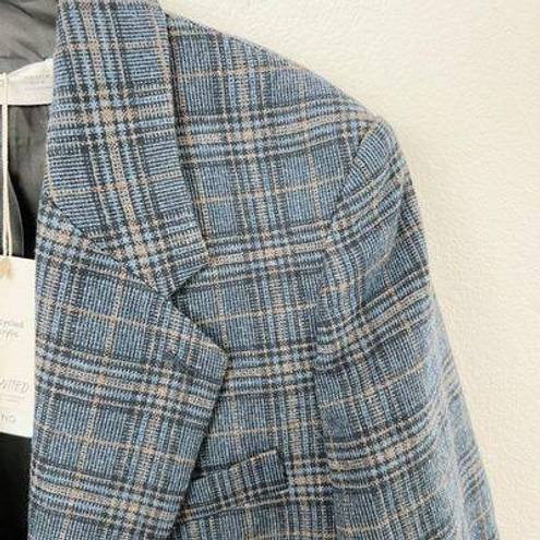 Mango Plaid Blazer